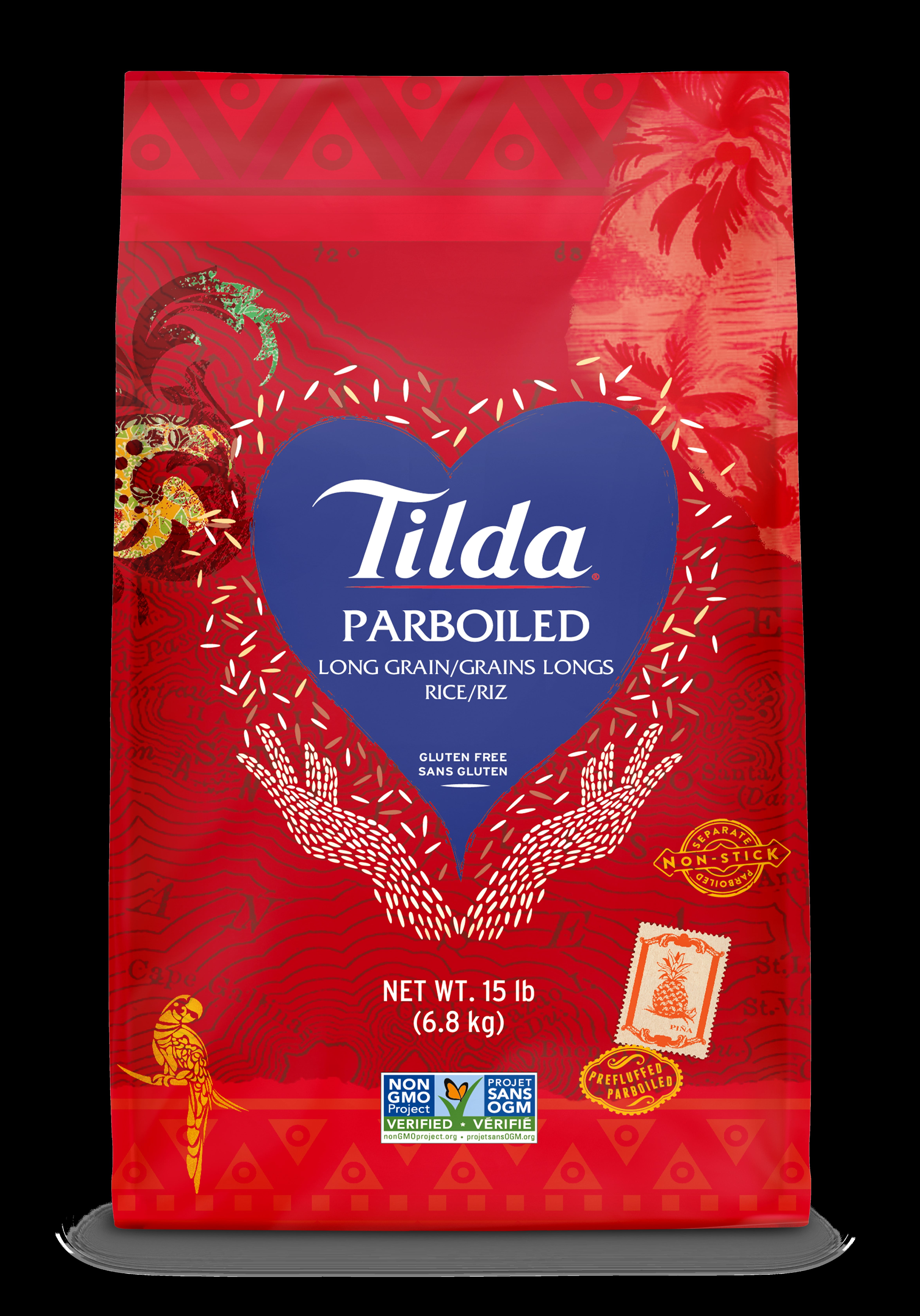 Riz à grains longs étuvé Tilda