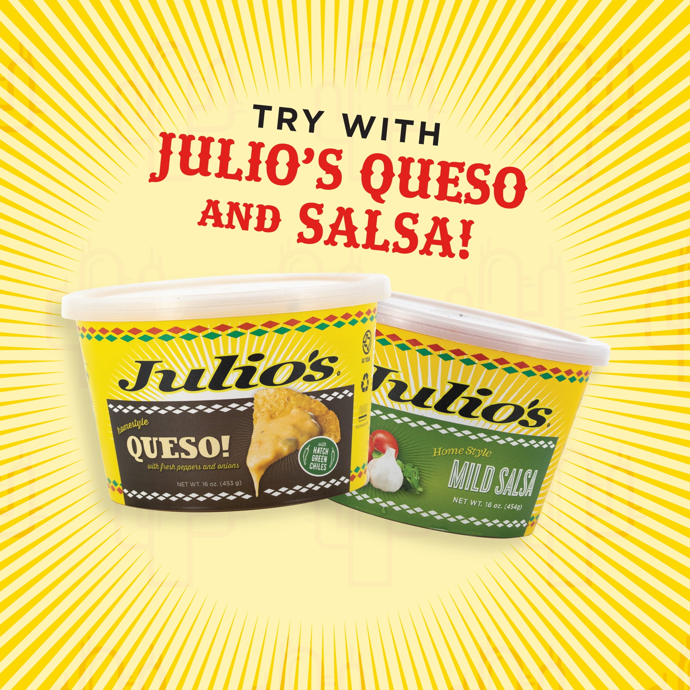 (3 pack) Julio's Seasoned Corn Tortilla Chips, 14 oz Value Size Bag