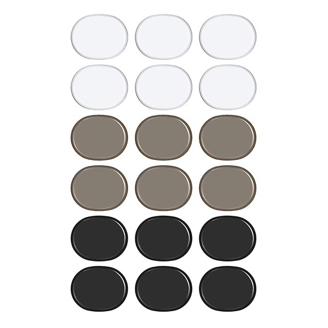 18Pcs Drum Dampeners Gel Pads Silicone Drum Silencers 3 Colors Drum Dampening Pads Drum Mute Pads f