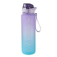 thumbnail image 1 of Botella 1000ml Marcador Tiempo Gran Capacidad Portátil Copa Gradiente Fragmento Fuga para Viajes Deportivos Al Aire Libre, 1 of 7