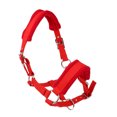 thumbnail image 3 of Cabezada para Caballo Cuello Ajustable Color Rojo + Cuerda de Caballo Sunnimix Collar acolchado suave de la cabeza de caballo, 3 of 8