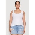 thumbnail image 2 of Womens Plus Size Scoop Neck Tank Top, 2 of 5