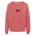 thumbnail image 3 of Blouse à Manches Longues pour Femmes Imprimé Papillon Col Rond Chandail Ample Blouse Décontractée à Manches Longues, 3 of 6