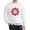 White, variant on CafePress - Peace Flower Affection Sweatshirt - Crew Neck Sweatshirt