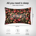 thumbnail image 5 of Rocae Rose Flowers for Satin Pillowcase 20x30 Inches for Hair and Skin,Gifts for Women Men Super Soft Pillow Covers (Pillow core not included), 5 of 7