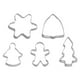 thumbnail image 1 of Molde Prensa para Hornear Wdftyju 5 Uds. Cortadores Galletas Navideñas, 1 of 9