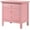 Pink, variant on Glory Furniture Hammond 3 Drawer Nightstand in Yellow