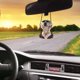 thumbnail image 4 of Adorno de retrovisor de coche de perrito de resina - Colgante de perro carlino con cabeza móvil para decorar el coche, 3,15 pulgadas, 4 of 5