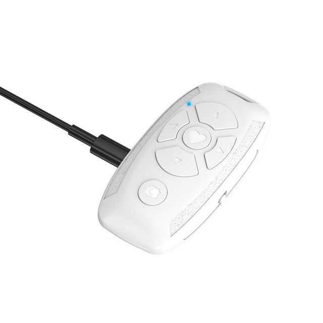 Obturador de cámara inalámbrico multifuncional compatible con Bluetooth 4.2 para iOS Android