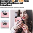 thumbnail image 5 of for iPhone SE 2022 Case, iPhone SE 2020 Case, iPhone 8/7/6s/6 case Ultra Slim with 2Pcs Tempered Glass Screen Protector Full Body Shockproof Phone Case with Invisible Ring Stand, 4.7" Pink, 5 of 15
