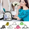 thumbnail image 2 of Xfvqtps Womens Crossbody Bag Transparent One Shoulder Ins Fashion Minimalist Pain Bag Mini Jelly Small PVC Bag White, 2 of 8