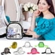 thumbnail image 3 of Bolsa transparente One Shoulder Crossbody Bag, bolso minimalista Jelly Small Bag, estilo moderno, para salir, ajustable, material PVC, para viajes, con cierre de seguridad, color, 3 of 8