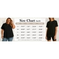 thumbnail image 5 of TEMOFON Womens Shirts Summer 100% Cotton Crew Neck Short Sleeve T Shirts for Women Casual Loose Fit Soft Basic Tops XL, 5 of 9