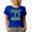 Royal Blue, variant on A Good Walk Spoiled Quote with Balls on Tees & Golf Player, Golfing or Golfer Themed Merch Gift, Black T-Shirt, Small