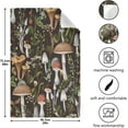 thumbnail image 3 of Dreamtimes Mushroom Kitchen Dish Towels 4 Piece,Absorbent Soft Dishcloths Towels Reusable Hand Towels Quick Drying Cleaning Cloth, Tea Towels,18" x 28", 3 of 7