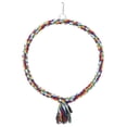 thumbnail image 1 of Bird Rope Perch,Bird Parrot Circle Ring Parrot Swing Bird Swing Masterfully Created, 1 of 9