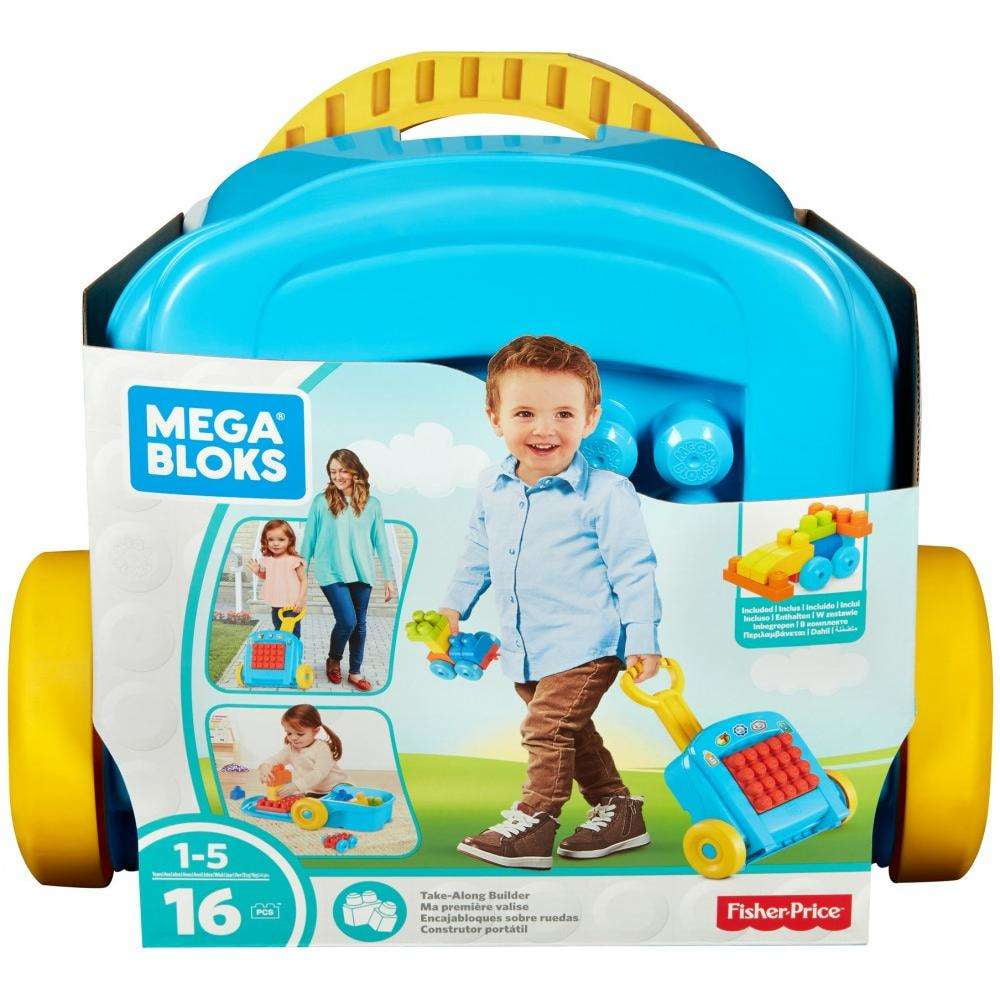 Mega Bloks Building Basics Take-Along Builder, 16-Piece Set - Walmart