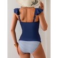 thumbnail image 5 of Traje de baño Tankini Aidonger Tummy Control con volantes fruncidos para mujer, 5 of 5
