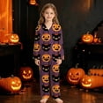 thumbnail image 2 of Yhhting Big Girls Outfit Sets Print Front Pocketed Top + Elastic Waist Bottom Casual 2 Piece Set Girls Nightwear Loungewear ,9-10 Years, 2 of 4