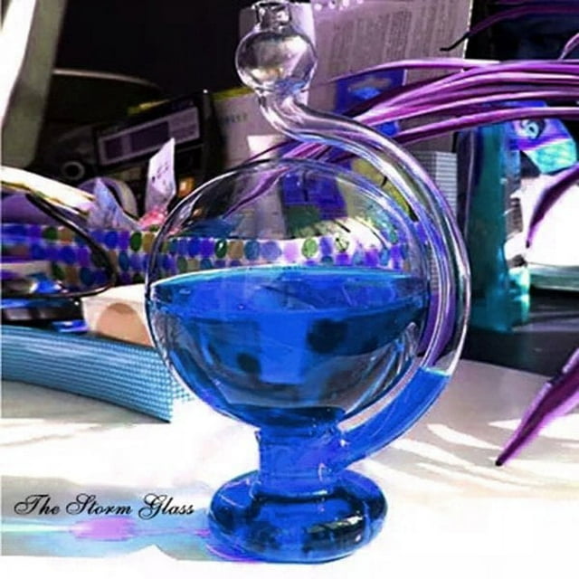 MesaSe Inspired Glass Weather Storm Forecast Bottle Barometer Home Office DIY Decor