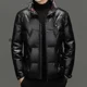 thumbnail image 2 of Ropa de diseñador para hombre, chaqueta impermeable para hombre, cuello alto, chaqueta de plumón ligera para hombre, abrigos de invierno con relleno de plumón de pato para hombre, 2 of 5