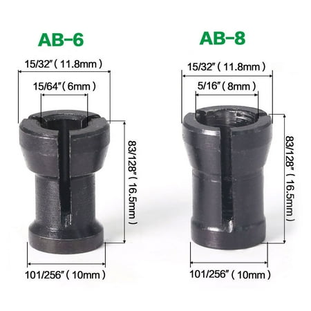 

Leke Trimming Engraving Machine Collet Chucks Router Bit Shank Adapter Woodworking