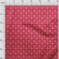 thumbnail image 2 of oneOone Georgette Viscose Red Fabric Ethnic Bandhani Fabric For Sewing Printed Craft Fabric By The Yard 42 Inches Wide, 2 of 4
