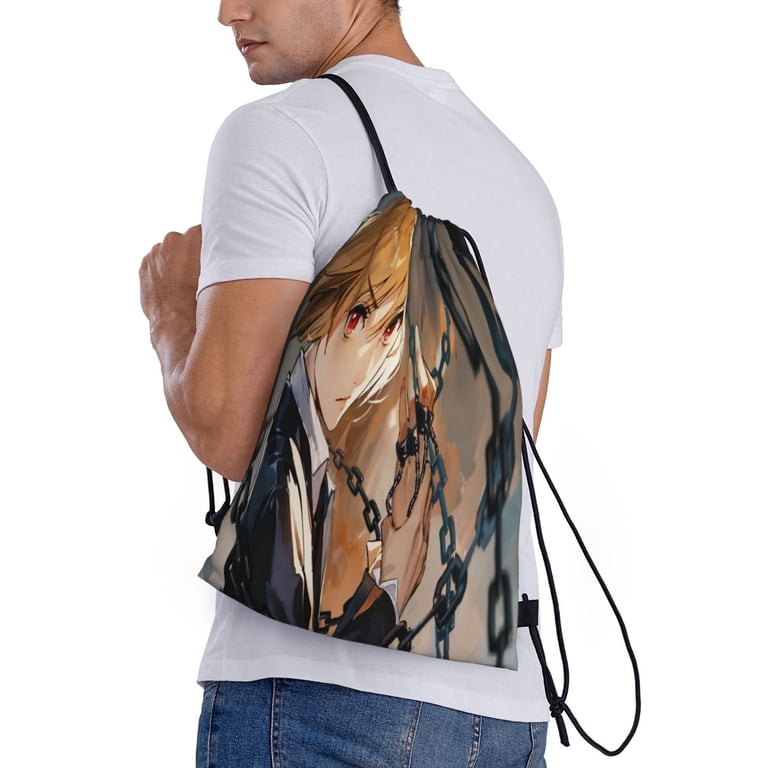 Hunter X Hunter kurapika Drawstring Backpac Sackpack String  display picture 1