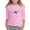 1-Pink614, variant on Kiijoy Toddler Girls 3/4 Sleeve T Shirt Bow Print Round Neck T-Shirt for Kids, Sizes 3-4