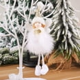 thumbnail image 4 of Adornos de ángel de plumas, decoraciones navideñas, regalos colgantes de árbol creativos de Navidad (ángel de plumas) Sailing  Electrónica, 4 of 4