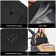 thumbnail image 5 of Bolsa de afeitado resistente al agua para accesorios de tocador, bolsas de almacenamiento plegables con divisor y asa para cosméticos, brochas y herramientas, 5 of 5