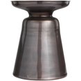 thumbnail image 5 of DecMode 15" x 19" Copper Metal Accent Table with Bell Shaped Base, 1-Piece, 5 of 7