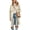 Beige, variant on FUNING  Women's Notch Lapel Double Breasted Wool Blend Mid Long Pea Trench Coat