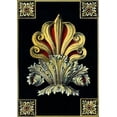 thumbnail image 2 of Vision Studio 18x24 Black Ornate Wood Framed with Double Matting Museum Art Print Titled - Petite Finial on Black III, 2 of 4