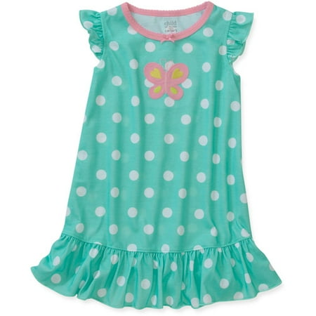 Toddler Girl Printed Nightgown - Walmart.com