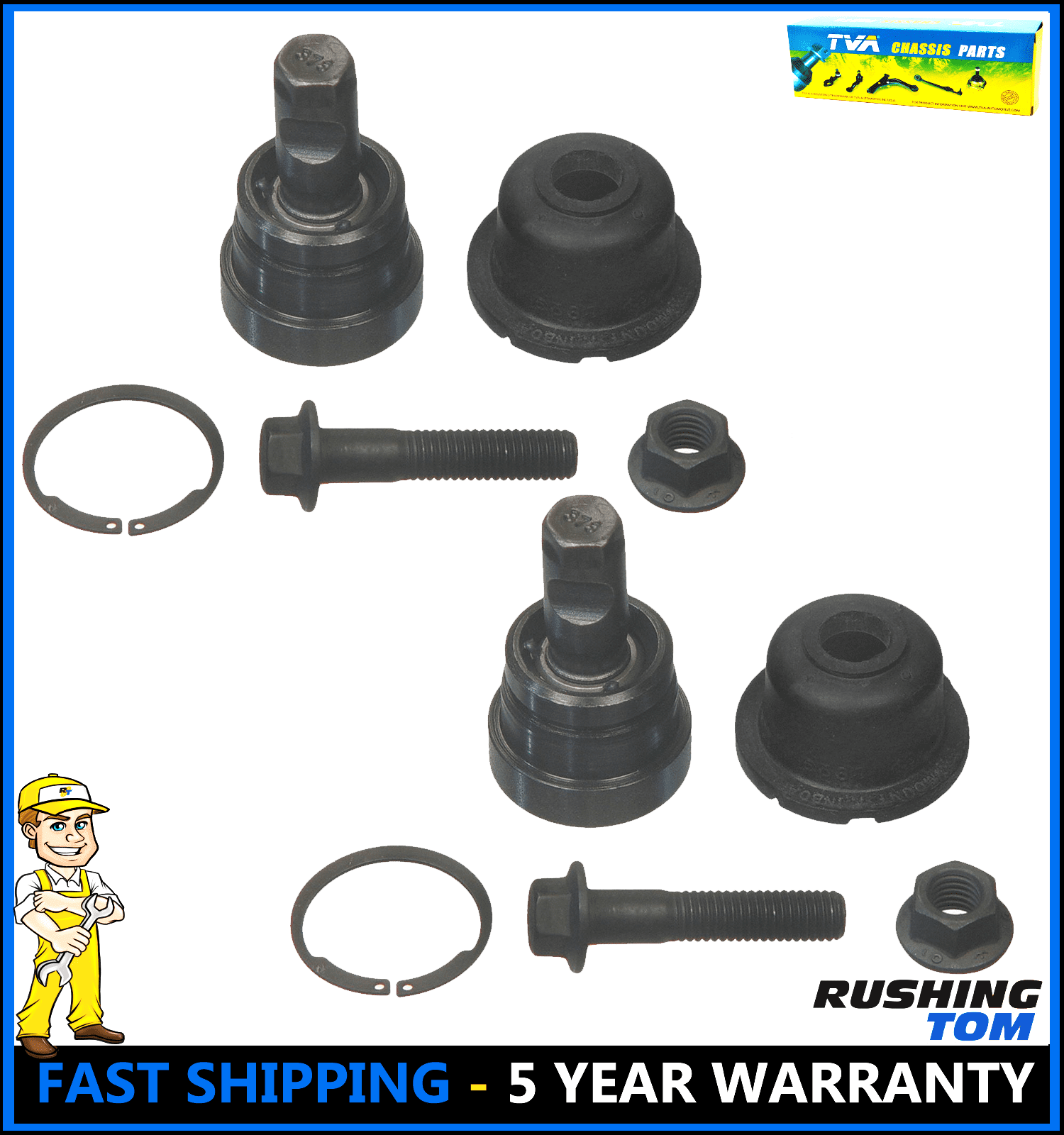 2 Front Lower Ball Joint Kit K7147 Fits Chrysler PT Cruiser Dodge Neon