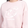 thumbnail image 3 of Women's Starter  Light Pink Cleveland Cavaliers Pastel Boxy Sweatshirt, 3 of 3
