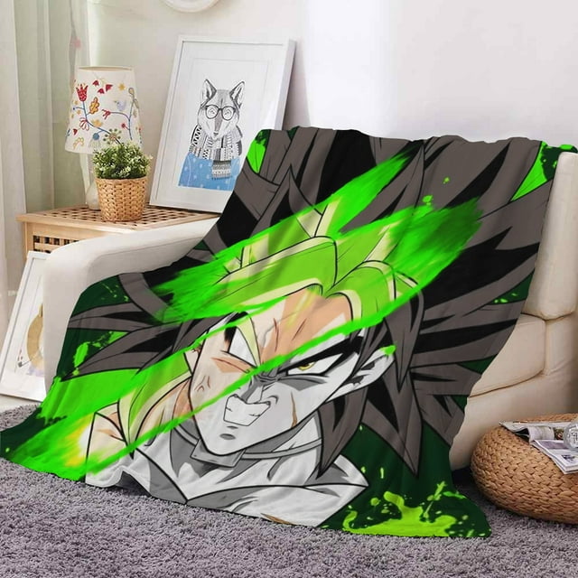 Cartoon Anime Dragon Ball Printed Flannel Coral Fleece Blanket Children'S Blanket