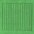thumbnail image 1 of Ahgly Company Indoor Square Abstract Emerald Green Modern Area Rugs, 7' Square, 1 of 4