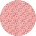 thumbnail image 1 of Ahgly Company Machine Washable Indoor Round Transitional Red Area Rugs, 7' Round, 1 of 7