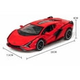 thumbnail image 5 of 1:32 Lamborghinis Sian FKP37 Car Alloy Sports Car Model Diecast Sound Super Racing Lifting Tail Hot Car Wheel For Children Gifts, 5 of 9