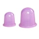 thumbnail image 1 of FELTECHELECTR 2 ventosas de silicona para masaje corporal, para aliviar el dolor y la tensión muscular (morado), 1 of 4