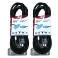 thumbnail image 2 of Royal Designs, Inc. Heavy Duty Extension Cord with Indicator light for Indoor & Outdoor, 10 ft long, Black, 3 Outlet Prong Grounded Wire UL Listed, Set of 2, 2 of 6
