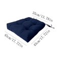 thumbnail image 3 of Kugisaki Chair Cushions Thick Seat Cushions Floor Pillow Cushion Breathable Comfort Chair Pads Non Slip Cushion for Chair Tatami Office Patio Car, 3 of 6
