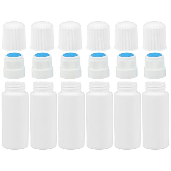 Hemobllo 30ml Sponge Tip Bottles Leakproof Travel Bottles Lids For Cosmetics Reusable Plastic Applicator