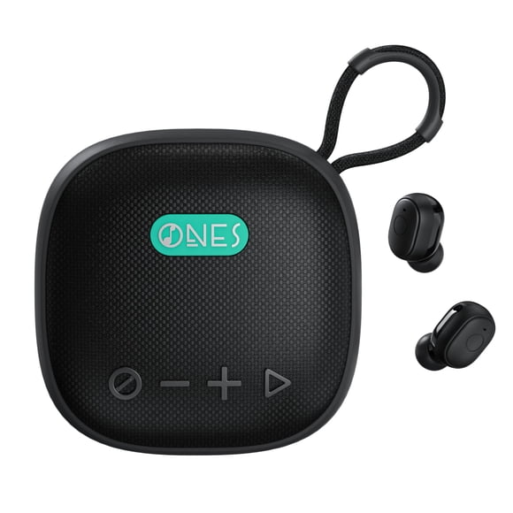 Altavoz inalámbrico ONES MusPlay BT con auriculares de audio de alta resolución 2 en 1