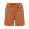 thumbnail image 4 of HAIJIE Womens Summer Shorts Comfy Elastic Waist Shorts Womens Board Shorts for Girlfriend High Waist Loose Fitting Liner Upf50+, 4 of 4