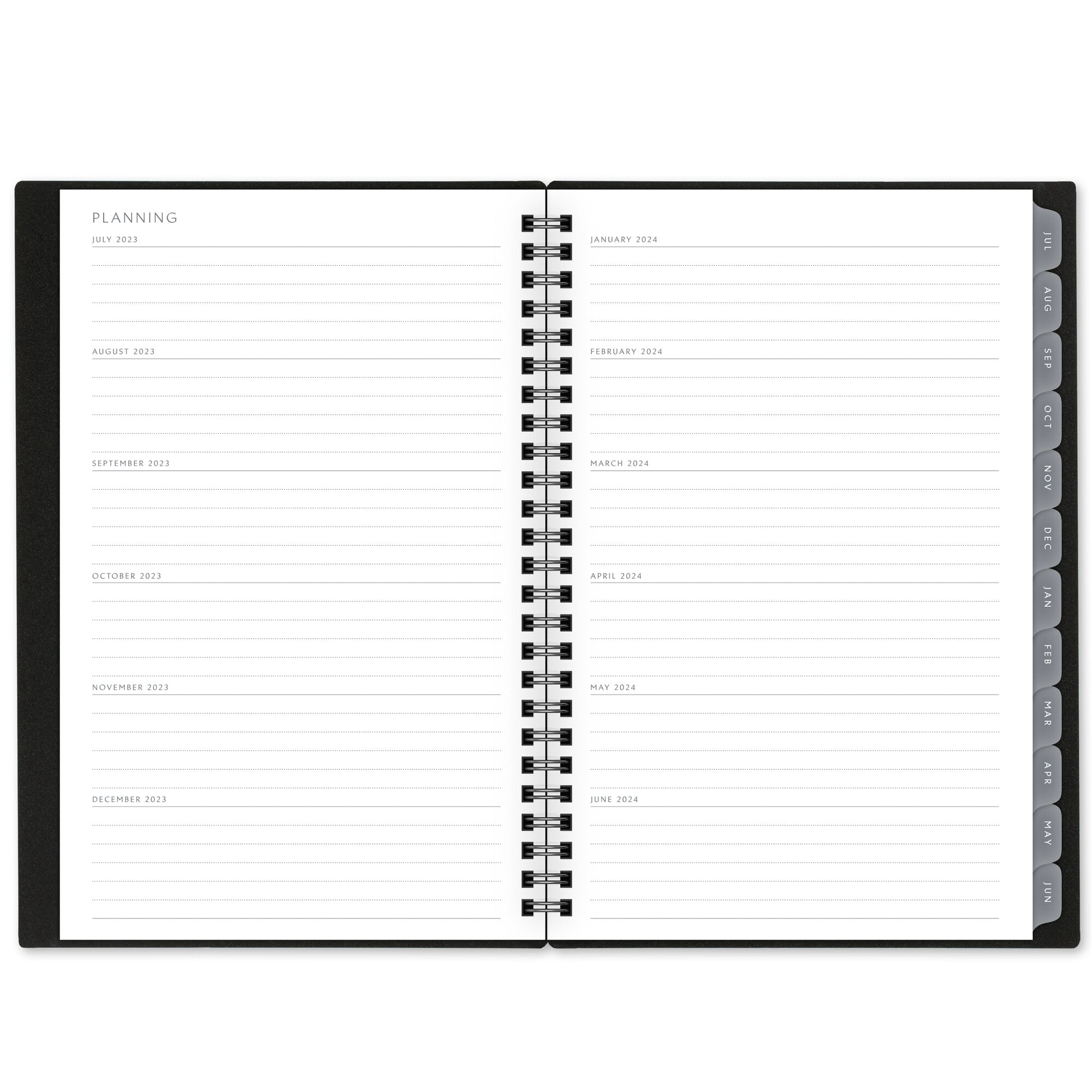 AT-A-GLANCE Elevation Academic 2023-2024 Weekly Monthly Planner Black Small 5 12