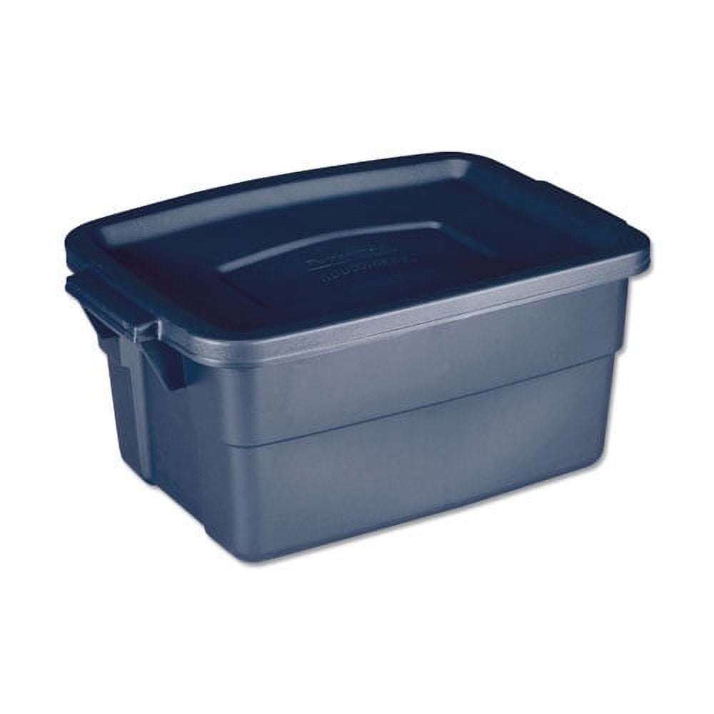Rubbermaid Roughneck Storage Box - Stackable - 18 Gal, Black