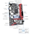 thumbnail image 2 of B75-H Desktop Motherboard +I3-3240 CPU LGA 1155 SATA 3.0 1600MHz RAM, 2 of 5